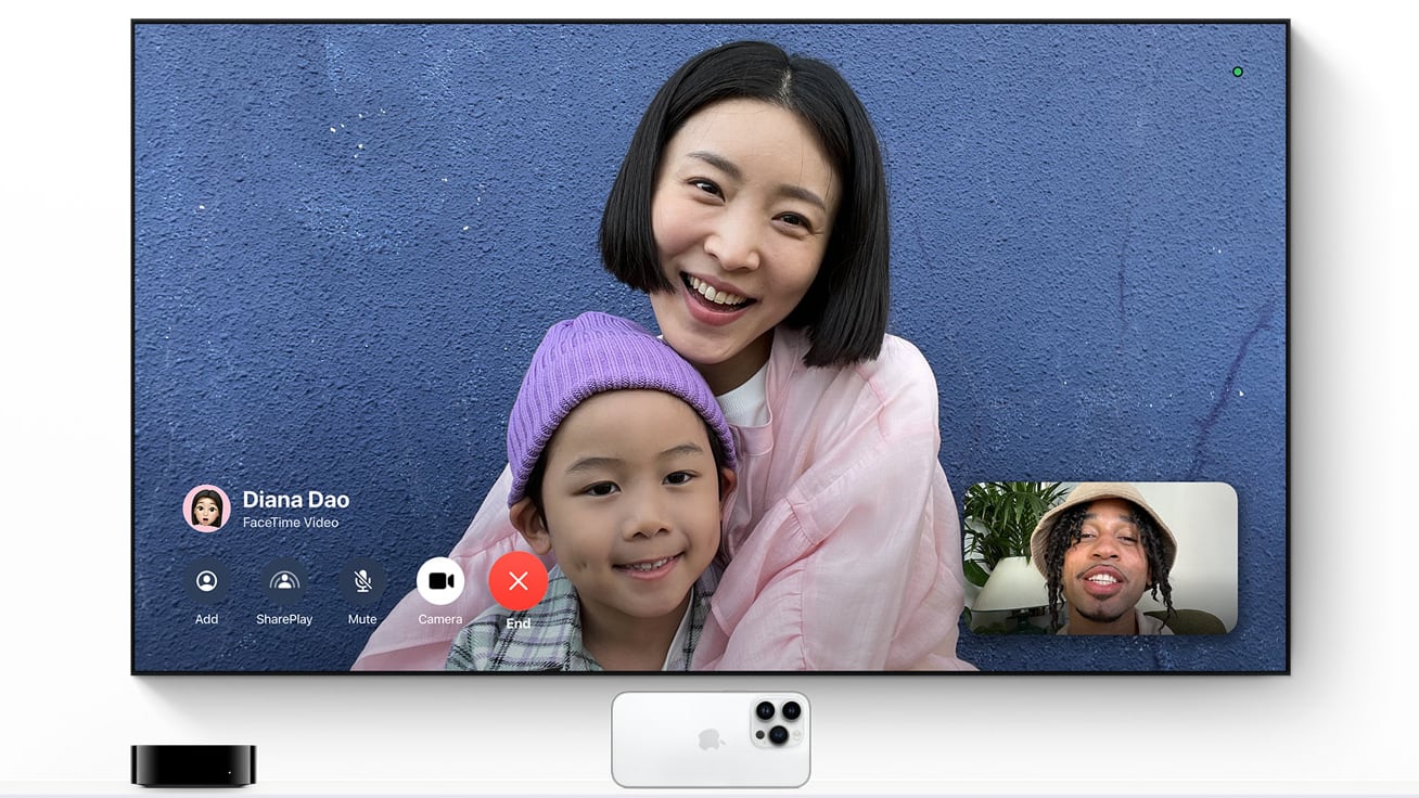 facetime apple tv